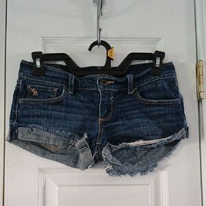 Abercrombie Kids short daisy duke jean shorts Sz 16 EUC